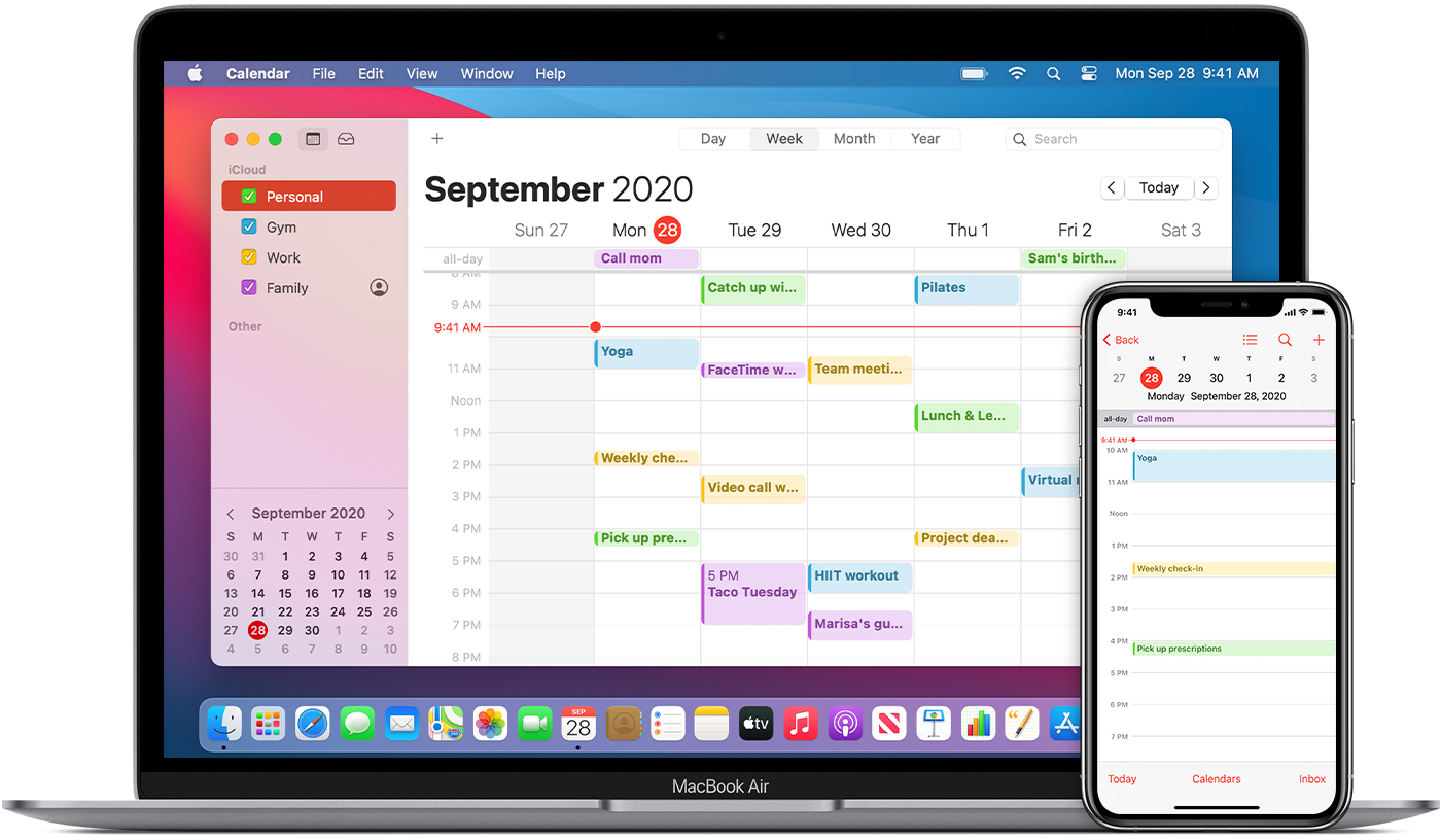 free weekly calendar template for mac